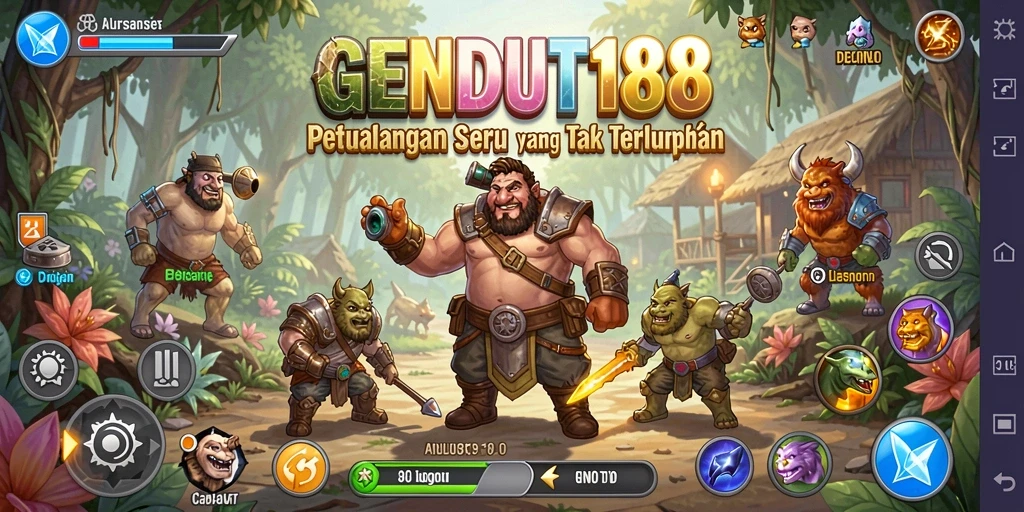 Tampilan gameplay GENDUT188 yang penuh aksi dan eksplorasi.