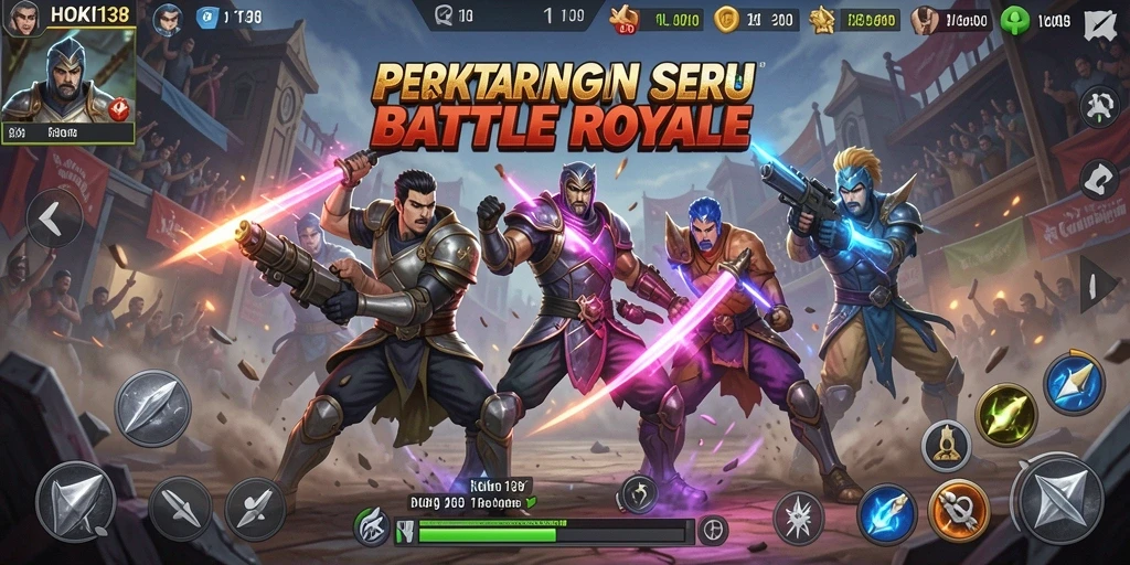 Tampilan dinamis dari pertarungan sengit di HOKI138.